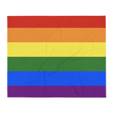 Pride Throw Blanket: Cozy LGBTQ+ Decorative Print
